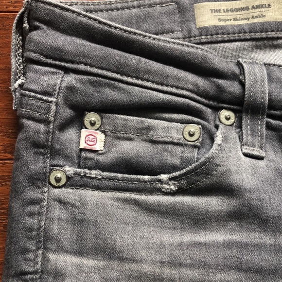 AG Adriano Goldschmidt The Legging Ankle Super Skinny Ankle Jeans Size 26 - Picture 3 of 12